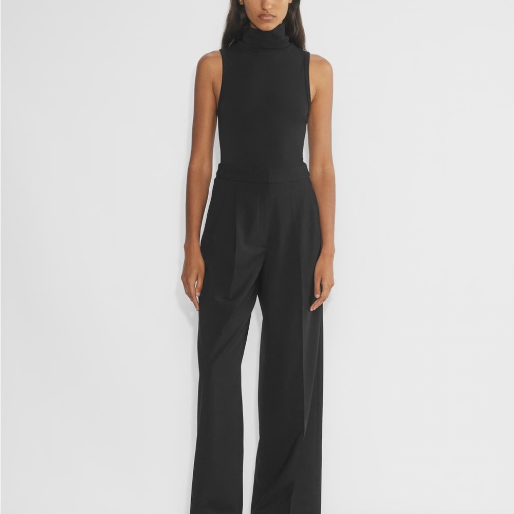 Aritzia Black Wide Leg Pants